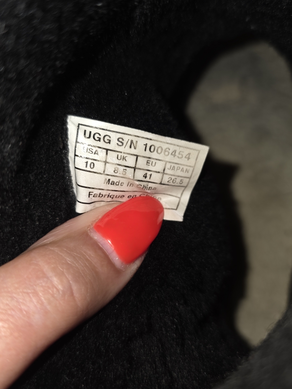 UGG Black Heart Accent Winter Boots with Gold Heart Logo - Picture 4 of 6